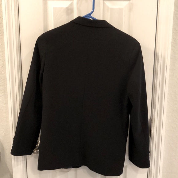 Boy’s Formal Black Blazer. Lined, Two Button, Fitted, Van Heusen Flex. - Picture 5 of 5